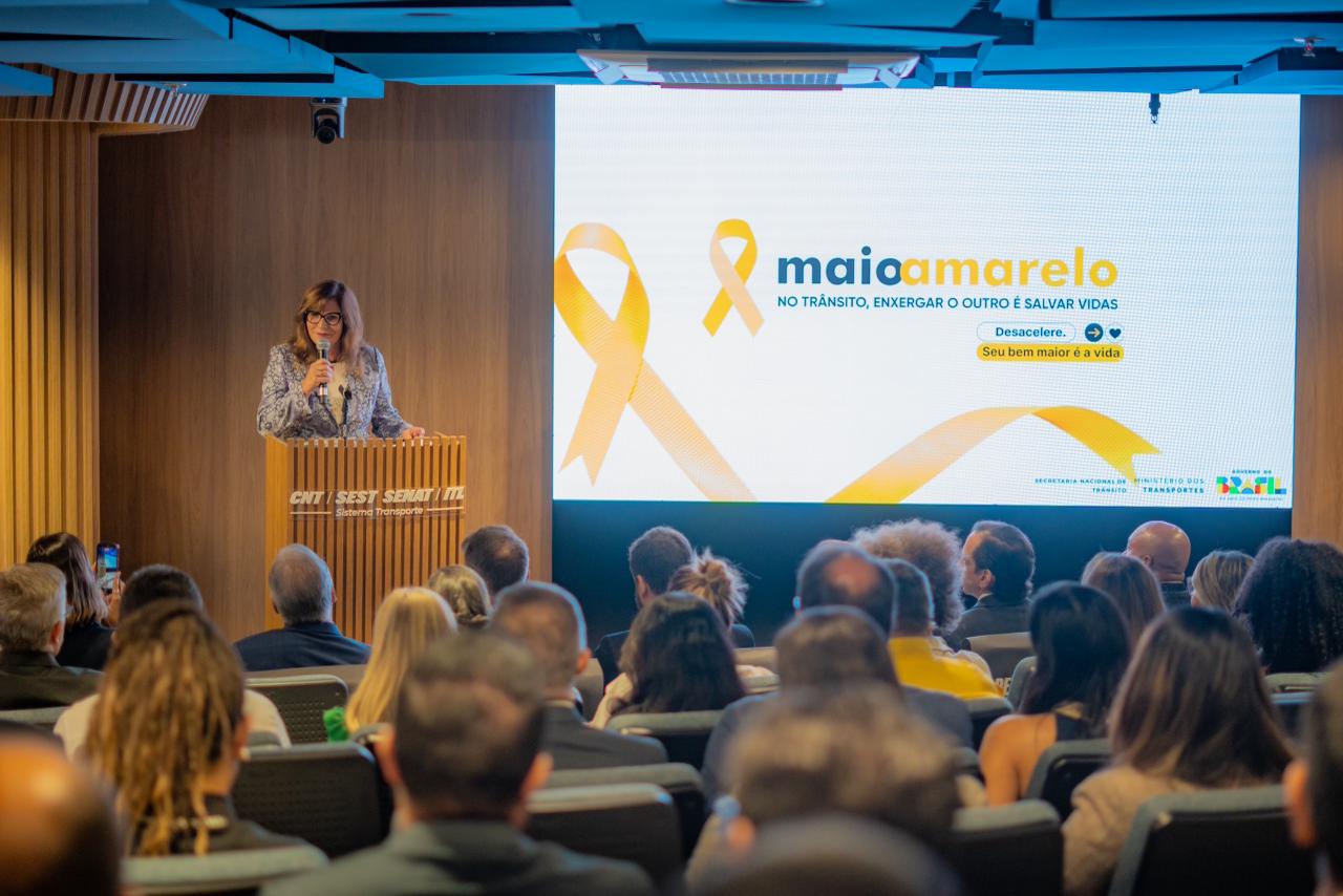 Maio Amarelo: Senatran mobiliza sociedade por um trânsito mais humano e seguro no Brasil