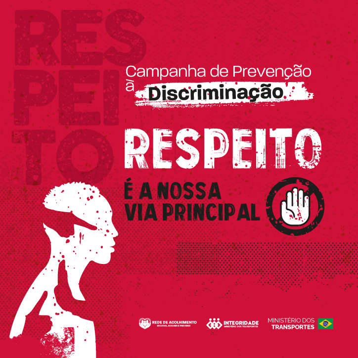 Card sobre campanha de prevenção ao assédio e descriminação