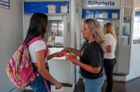 Estação Fátima recebe ação de combate à violência contra a mulher