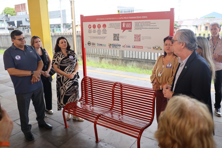 Inauguração Banco Vermelho Sapucaia