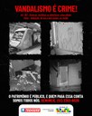 Vandalismo é crime
