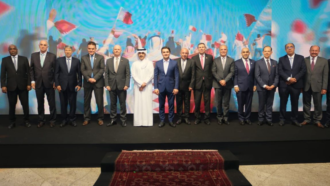 Durante o evento conduzido pelo embaixador Ahmed bin Mohammed Alshebani, o ministro Celso Sabino destacou a parceria estratégica entre os países