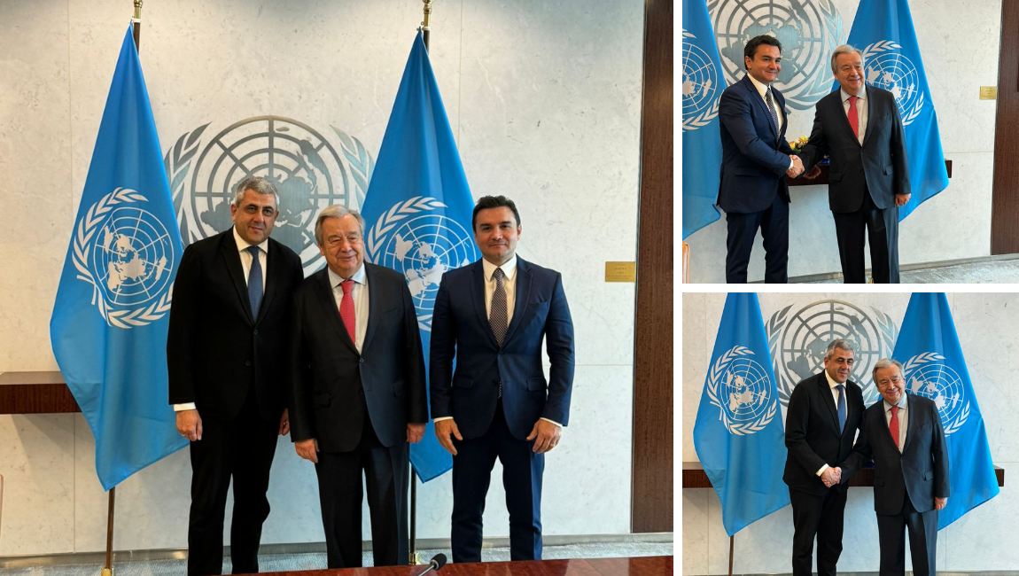 Ministro do Turismo se reúne com secretário-geral da ONU, António Guterres, como parte da semana da sustentabilidade da ONU