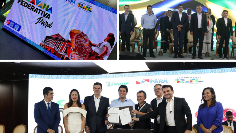 Ministro Celso Sabino anuncia investimentos de R$ 40 milhões no Pará durante Caravana Federativa