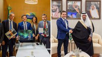 Ministro do Turismo anuncia Brasil como país homenageado da FIT, na Argentina, e avança em negociações sobre conectividade aérea