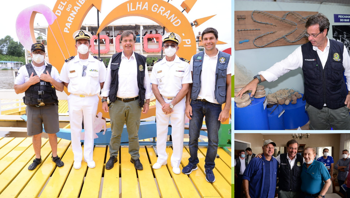 Gilson Machado Neto acompanhou parte da programação do evento, conheceu atividades náuticas no Delta do Parnaíba e esteve no Museu do Mar