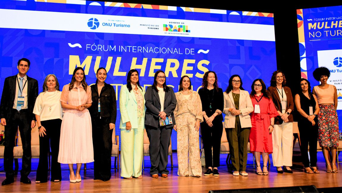 Encontro promovido pelo Ministério do Turismo em parceria com a ONU Turismo debate o protagonismo feminino do setor; abertura foi realizada na manhã desta quarta-feira (3)