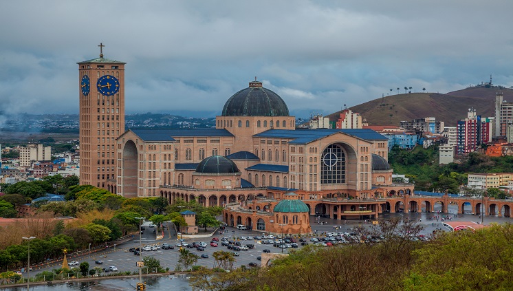 Santuário Nacional de Nossa Senhora Aparecida. Foto: Divulgação/Embratur