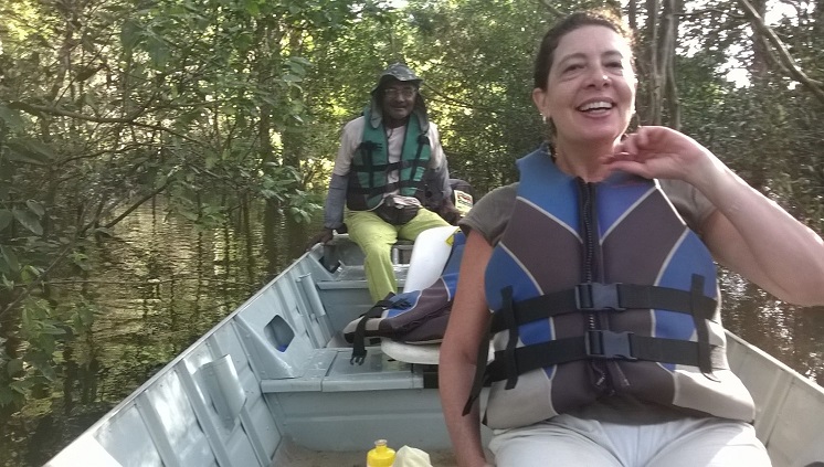 Para a professora Désirée Moreira acampar é um estilo de vida. Crédito: arquivo pessoal