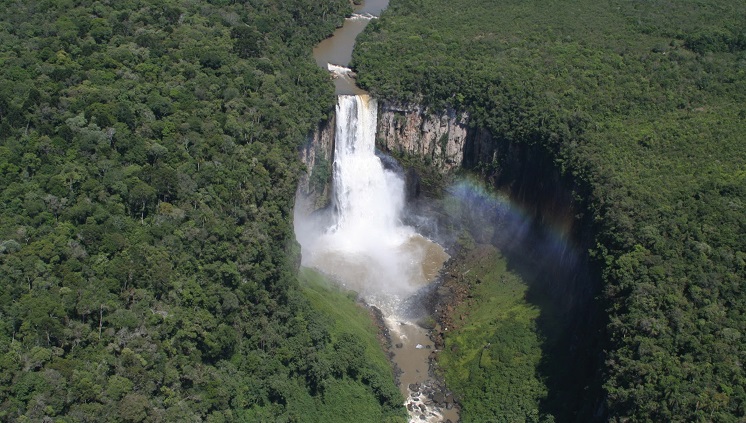 Salto São João em Prudentópolis (PR). Crédito: divulgação/Setur Prudentópolis