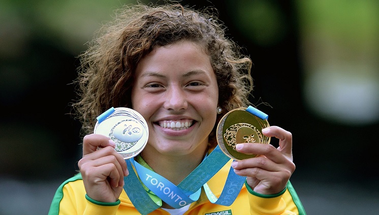 Campeã nos Jogos Pan-Americanos de Toronto 2015. Crédito: Bruno Miani/COB/ Inovafoto