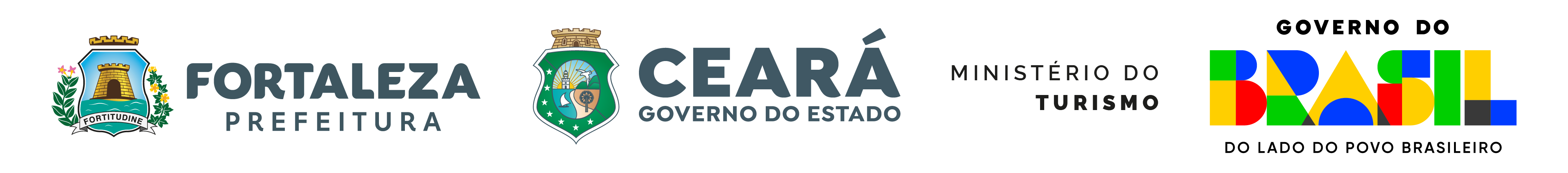 Bloco 11 - Regua de logos - Prefeitura de Fortaleza Governo do Estado Ceara Governo do Brasil DO LADO DO POVO BRASILEIRO