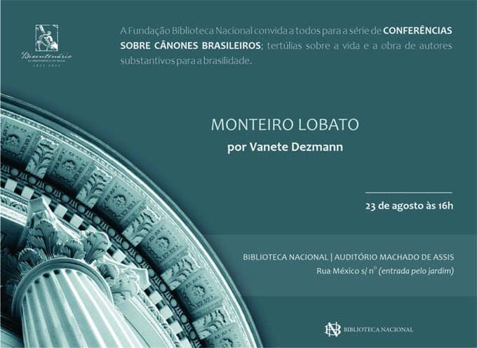 Monteiro Lobato cânone literário brasileiro, para a literatura infantil e para o mundo.jpeg