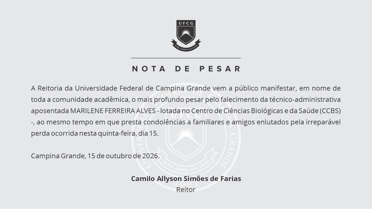 Nota de pesar de Marilene Ferreira