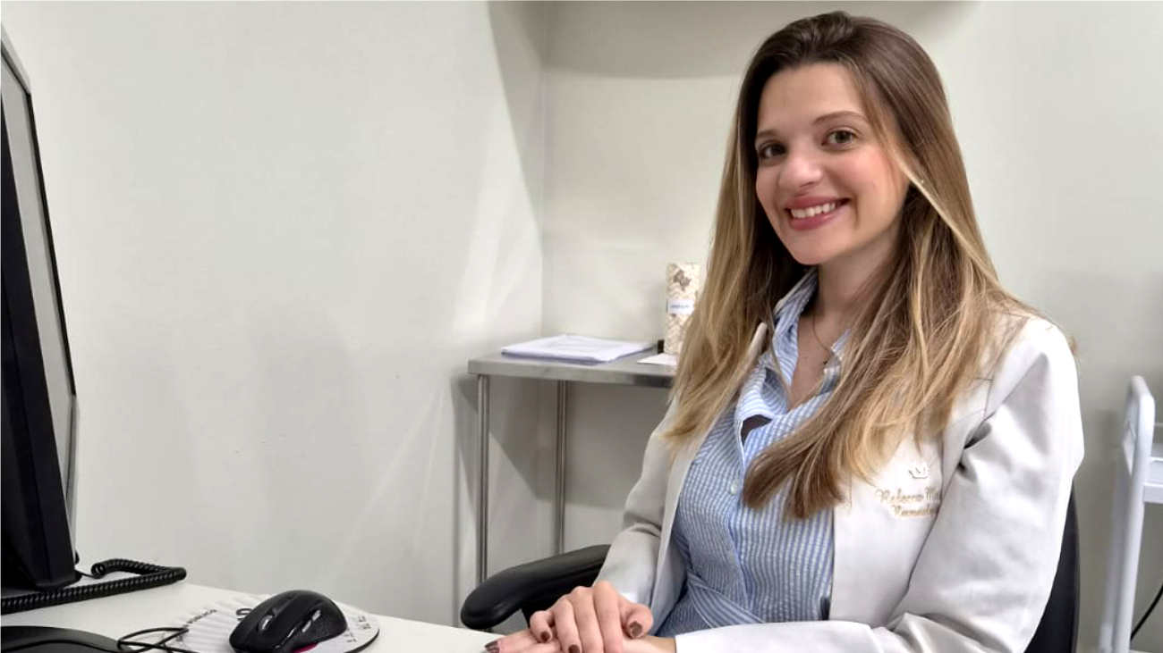Imagem da médica Rebecca Maria