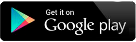 Botão para o aplicativo da biblioteca virtual no Google Play