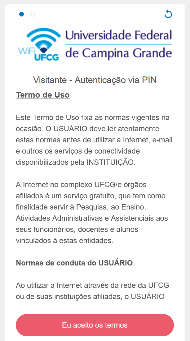 Termo de Uso do Wi-Fi Visitante