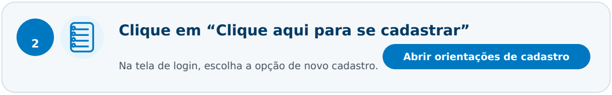 Clique aqui para se cadastrar