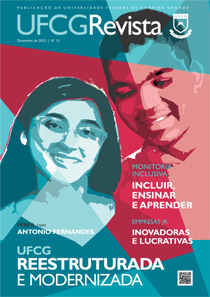 Capa da UFCG Revista: Reestruturada e Modernizada